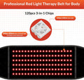 Red Light Therapy Belt, Wireless Rechargeable Infrared Light Therapy Device With Massage And Timer, Wearable 660Nm&850Nm Red Light Therapy Wrap Belt For Body Pain Relief 8.4 48