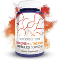 Nootropics Depot Caffeine And L-Theanine Capsules 60 Pills Contains 100Mg Of Caffeine And 200Mg Of L-Theanine Natural Supplement Energy Booster Mental Focus + Alertness Coffee Alternative