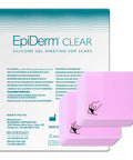 Epi-Derm Tnt Silicone Scar Patches, Effective For Old & Scars, Easily Cut To Size Patches, Thinner & More Comfortable, Premium Grade Silicone Scar Tape, 2 X 2.5 In - 5 Pairs, Clear