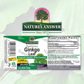 Nature'S Answer Ginkgo Leaf 1-Ounce Ginkgo Biloba Extract Alcohol | Promotes Cognitive Function | Mental Clarity | Natural Energy Booster