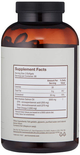 Perricone MD Omega 3 Supplements 90 day