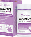 OMOGS Women's Probiotic 180 Billion CFUs 18 Strains, with Organic Prebiotics Cranberry Extract D Mannose and Digestive Enzymes for Digestive Boost Immune PH Balance and Urethral Health 90 Capsules