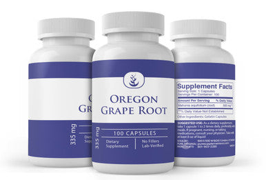 PURE ORIGINAL INGREDIENTS Oregon Grape Root, (100 Capsules) Always Pure, No Additives Or Fillers, Lab Verified
