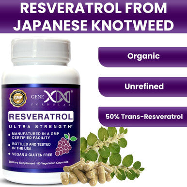 Genex Formulas 1500Mg Resveratrol With Bioperine For Absorption (3 Pack) Organic Trans-Resveratrol Capsules From Japanese Knotweed, Antioxidant Supplement For Healthy Aging