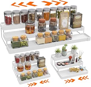 Glass Spice Jars with Label, 24x Stainless Steel Lids | Airtight Lids keep spices fresh, Kitchen Spice Drawer Organizer, 4oz Seasoning Containers incl. Funnel, Brush & 240 Labels