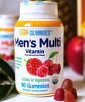 California Gold Nutrition Men'S Multivitamin Gummies, Mixed Berry And Fruit Flavor, 90 Gummies