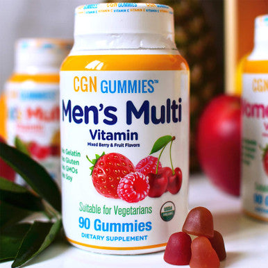 California Gold Nutrition Men'S Multivitamin Gummies, Mixed Berry And Fruit Flavor, 90 Gummies