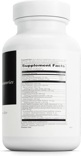 Davinci Labs Hair Effects - Dietary Supplement To Support Healthy Hair Growth And Skin - With Biotin, Zinc, Copper, Saw Palmetto And Grape Seed Extract - Gluten-- 90 Vegetarian Capsules