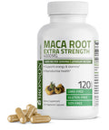 Bronson Maca Root Extra Strength 4000 MG , Lepidium Meyenii - Non-GMO, 120 Vegetarian Capsules