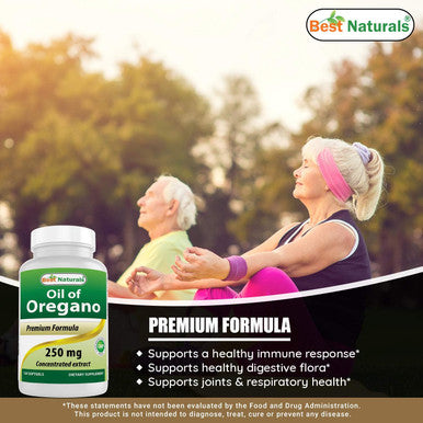 Best Naturals Oregano Oil 250 Mg & Quercetin with Bromelain