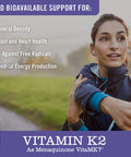 NatureWise Vitamin K2 Support Strong Bones with VitaMK7 Menaqui7 90 Count Pack of 1