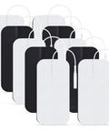 Auvon Tens Unit Pads 2 X4 10 Pcs 3Rd Gen Latex-Free Rectangular Replacement Pads Electrode Patches With Upgraded Self-Stick Performance For Electrotherapy