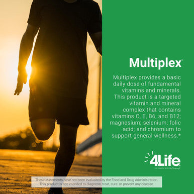 4Life Multiplex - Dietary Supplement with 21 Essential Vitamins and Minerals to Support Health and Immune System - Supplement with A B C Zinc Biotin and More to Support Health - 60 Capsules