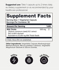 Ultra High Strength Milk Thistle Capsules - 25,000mg 50x Concentrated Extract - 80% Silymarin - Highly Purified and Highly Bioavailable Liver Support Supplement