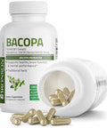 Bronson Bacopa (1200Mg Equivalent From 8:1 Extract) Supports Healthy Brain Function And Mental Performance, Traditional Herb, Non-Gmo, 90 Vegetarian Capsules
