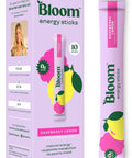Bloom Nutrition Energy Drink Powder Packets, Sugar Free Energy Drink Mix with L-Theanine, B Vitamins & Natural Caffeine, On the Go Powder Sticks for Natural Energy, 10 Calories (10 Pouches (Pack of 1), Strawberry Watermelon)