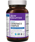 New Chapter Vitamin B Complex - Fermented Coenzyme B Complex Rich in Vitamin B12 + Vitamin B6 + Biotin + Made with Organic Ingredients - 90 ct