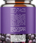 Natures Craft Acai Berry Antioxidant Support Weight Loss Supplement for Women and Men - Vitamins Minerals Antioxidant Formula Supports Immune System and Boost Energy Cognitive Health 60 Capsules
