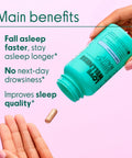 Love Wellness Sleeping Beauty Sleep Support With Melatonin Magnesium & L-Theanine Promotes Restful Sleep Relaxation & Calmness Organic Valerian Root Powder & Lemon Balm 60 Count