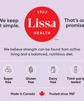 Lissa Health Biotin | For healthy hair, skin and nails | Helps maintain immune function | 2500 mcg | 90 capsules