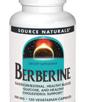 SOURCE S Berberine Vegetable Capsule, 120 Count
