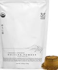 FKRO Organic Hojicha Powder (100g | Stone-Milled Green Tea Latte Powder | Low Caffeine Smooth Nutty Flavor | Monthly Fresh from Japan