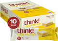think! Protein Bars, High Protein Snacks, Gluten Free, Kosher Friendly,Variety Pack, Nutrition Bars, 2.1 Oz per Bar, 12 Count (Packaging May Vary)