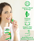 2 Pack Organic Irish Sea Moss Gummies With Black Seed Oil, Chlorophyll - Thyroid, Digestion, Mood, Energy & Immune Support - Women & Men, Adult & Kid - 120 Vegan Gummies