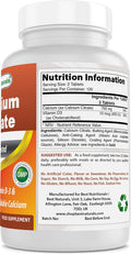 Best Naturals Calcium Citrate with Vitamin D-3 240 Tablets (240 Count (Pack of 1))
