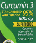 HealthAid Curcumin 3 Vegan Tablets - Pack of 30