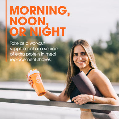 Genius Protein Powder, Vanilla - Dual Protein Blend with Improved Whey Isolate & Egg White for Lean Muscle Building for Men & Women - Grass-Fed Pre & Post Workout Meal Replacement Shake