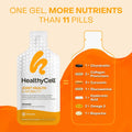 Healthycell Joint Health & Mobility Daily Liquid Supplement - Joint Support Supplement Inflammation Response Cartilage & Flexibility With Curcumin Glucosamine & Chondroitin - 30 Gel Packs