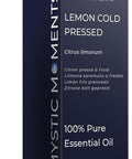 Mystic Moments | Lemon Cold Pressed Essential Oil - 50ml - 100% Natural