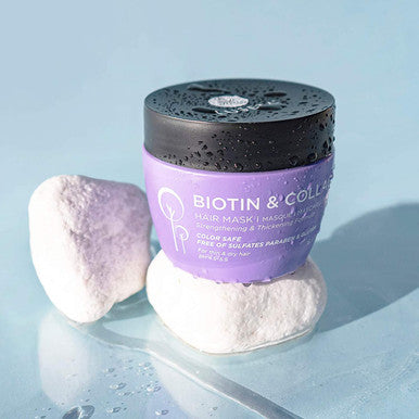 Luseta Biotin Collagen Hair Mask for Dry Damaged Hair 16.9 Oz Strengthening Thickening Treatment for Hair Growth Deep Conditioning Hair Treatment