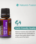 Natures Fusions Eye of Storm 100% Pure & Essential Oil Blend 15 mL
