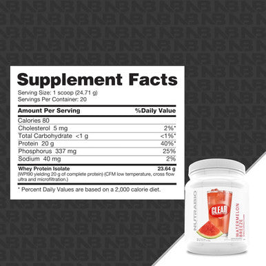 Nutrabio Creatine Monohydrate Unflavored (150 g) and Clear Whey Protein Isolate (Watermelon Breeze) Supplement Bundle Muscle Energy Maximum Growth Recovery and Strength
