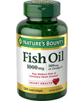 Nature's Bounty Fish Oil 1000 Mg Odorless 120 Coated Softgels (Pack Of 3)
