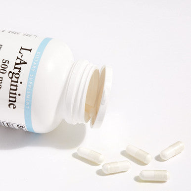 Natural Factors LArginine 500 mg Supports a Healthy Cardiovascular System Heart and Muscle Metabolism 180 capsules 180 servings