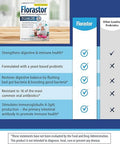 Florastor Probiotics for Digestive & Immune Health, 100 Capsules, Probiotics for Women & Men, Dual Action Helps Flush Out Bad Bacteria & Boosts The Good with Our Unique Strain Saccharomyces Boulardii
