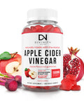 Apple Cider Vinegar Gummies with Mother - Cleanse & Detox ACV Gummies for Weight Loss Gut Health Metabolism Support - ACV with Mother with B12 Vitamin B6 & Pomegranate & Beet Root 100 Ct