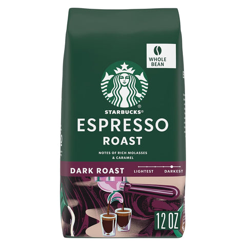 Starbucks Whole Bean Coffee, Dark Roast Coffee, French Roast, 100% Arabica, 1 bag (28 oz)