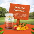 Natures Craft Turmeric Curcumin Immune Support Gummies - Immune Booster Turmeric Gummies for Joint Support and Advanced Skin Care - Turmeric with Black Pepper Joint Supplement Gummy Vitamins with Curcumin Powder