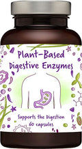 PlantBased Digestive Enzymes by Kala Health Plant Based highActivity enzymes from Fermentation Stable enzymes That Resist Stomach Acid for Optimal Intake optimizes The Breakdown of Food 60