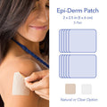 Epi-Derm Tnt Silicone Scar Patches, Effective For Old & Scars, Easily Cut To Size Patches, Thinner & More Comfortable, Premium Grade Silicone Scar Tape, 2 X 2.5 In - 5 Pairs, Clear