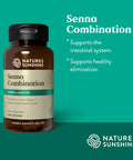 Nature'S Sunshine Senna Combination, 100 Capsules | Supports The Intestinal System, Promotes Colon Cleansing, And Acts As A Herba