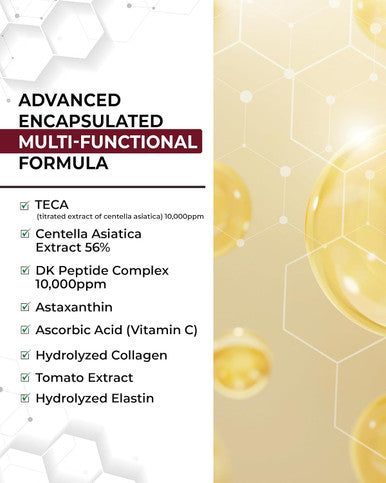 Centellian 24 Vital Capsule Serum (1.69 Fl Oz) - Ampoule For Moisturizing Skin Elasticity Protection & Soothing Teca, Centella Asiatica, Vitamin C, Collagen & Elastin