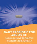 Nature'S Way Fortify Daily Probiotic For Men And Women 50+, 30 Billion Live Cultures, Colon, Digestive, And Immune Health Support* Supplement, 30 Capsules