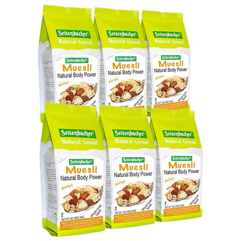Seitenbacher Muesli Cereal #3 â€“ For Active People â€“ Fruit Mix 16 Ounce (Pack of 6)