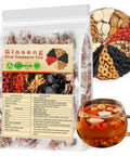 Ginseng & Mulberry Herbal Tea, Ginseng Five Treasure Tea, Kidney Teas Formula Five Treasure Red Date Natural Chinese Herbal Teas, te de riÃƒÂ±on Saludable Organica (1Pack(25Bags))