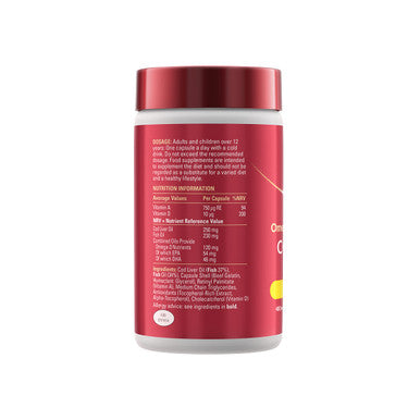 Seven Seas Cod Liver Oil Tablets With Omega 3 Fish Oil One A Day 4 Months Supply (120 Capsules)